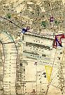 Limehouse, Limehouse Cut, Poplar, North London Railway, Blackwall Railway, Blackwall, West India Docks, Millwall, Millwall Dock (Overlay), Isle of Dogs, Cubitt Town, Limehouse Reach, & River Thames; & References C3, No 3, No 5, No 6, No 9, No 10, No 26, No 27, No 46, 56, & 95