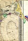 Gardens, East India Docks, Blackwall Railway, Blackwall, Bow Creek, Cubitt Town, River Thames, Blackwall Reach, Bugsby's Reach, & Bugsby's Marsh; & References No 4, No 4, No 8, No 9, No 13, 57, & 250